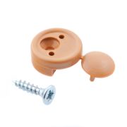 Зеркалодержатель пластмассовый 4мм бежевый