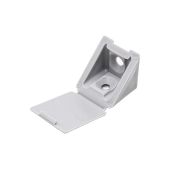 Уголок пластиковый серый