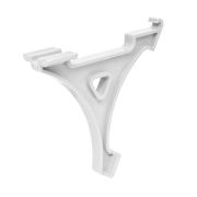Кронштейн для сетчатой полки, белый
