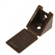 Уголок пластиковый коричневый