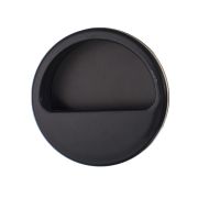 Ручка врезная чёрная