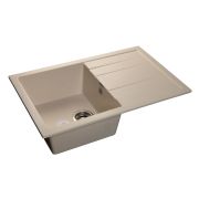 GRANDFEST Мойка мрамор QUADRO GF- Q780L, прямоугольная 780*500мм (Бежевая)