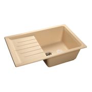 GRANFESTМойка мрамор PRACTIC GF-P760L (GF-76). прямоугольная760*500мм (Бежевая)