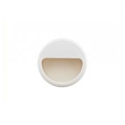 Ручка врезная белая