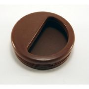 Ручка врезная коричневая