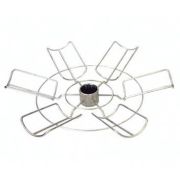 Держатель для бутылок Д=490мм, Д500 Ш475 В80 хром