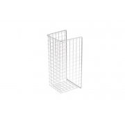 Корзина для белья откидная 235*525*230, белая