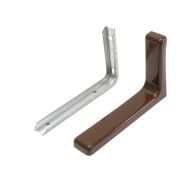 Полкодержатель 119х77,5х25 коричневый