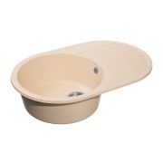 GranFest QUARZ Мойка чаша+кр 740*480 (бежевый) арт GF-Z18