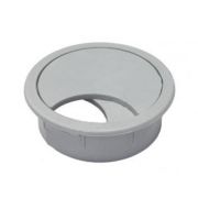 Розетка для комп, стола серый