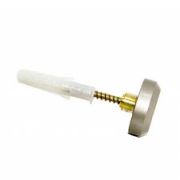 Зеркалодержатель под засверловку, Хром, плоская