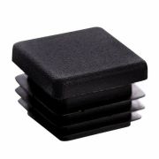 Заглушка квадратная 25*25 чёрная