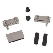 Комплект петель для 1 стеклянного фасада, никель