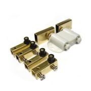 Комплект для 2-х стекл дверей с лифтом, золото