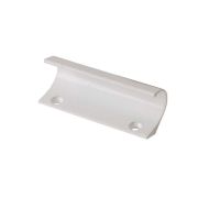 Ручка балконная УХЛ, метал белая (80мм)