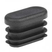 Заглушка плоская 15х30 чёрная