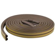 Уплотнитель для дверей 10-12мм, чёрный самоклеющийся