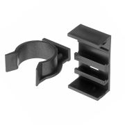 Клипса для цоколя ЛДСП чёрная