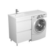 55521 Тумба 55 под стиральную машину с 2-мя ящиками