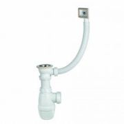 Сифон Ани Грот 3 1/2 с переливом и отводом Анипласт