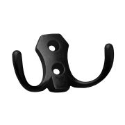 Мебельный крючок KR 0020BL, матовый чёрный
