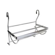 Полка с держателем для полотенца, хром