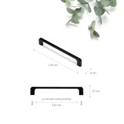 FH.0049.160.BL Ручка, серия 0049, мц 160мм, мат черный