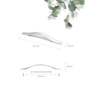 FH.0041.128.CP Ручка, серия 0041, мц 128мм, хром