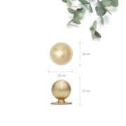 FH.K708.000.BSG Ручка, серия К708, кнопка, мат золото