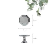 FH.K706.000.CP Ручка, серия К706, кнопка, хром