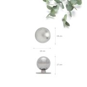 FH.K708.000.CP Ручка, серия К708, кнопка, хром