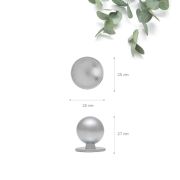 FH.K708.000.SC Ручка, серия К708, кнопка, мат хром