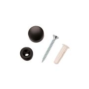 270190Зеркалодержатель под засверловку Д-16мм, чёрный