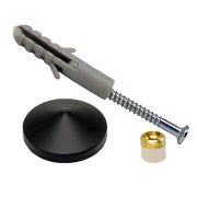 270189 Зеркалодержатель под засверловку, конус 21мм,чёрный