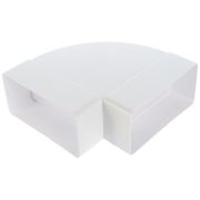 612КГП, Колено горизонтальное пластик 90гр, 60*120