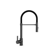 Смеситель для кухни Ulgran 024 чёрный матовый