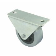 Ролик выкатной Н=44 обрезиненный, цинк