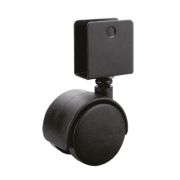 Колесная опора со скобой д=40, 16*34*34*1,2мм