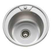 Мойка кухонная «Владикс» ,врезная с сифоном d=49 нержавеющая сталь 0,6