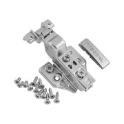 250508 3D Петля Premial CON BRIO вкладная для алюминиевого профиля с доводчиком