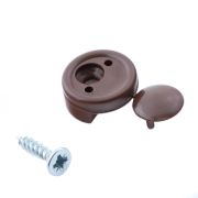 Зеркалодержатель пластмассовый 4мм коричневый