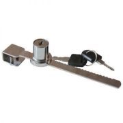 Замок реечный хром