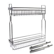 Бутылочница 150мм 2-уров V-40911 100*470*545 с крепл для фасада