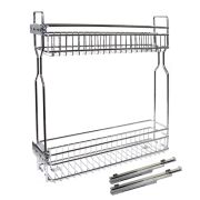 Бутылочница 200мм 2-уров V-40913. 445*145*500 с крепл для фасада