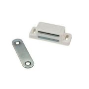 Защёлка магнитная белая